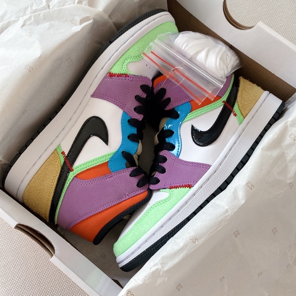 Women air jordan 1 mid size 7 - Picture 6 of 7